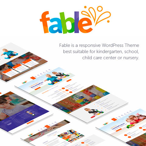 Fable – Children Kindergarten WordPress Theme