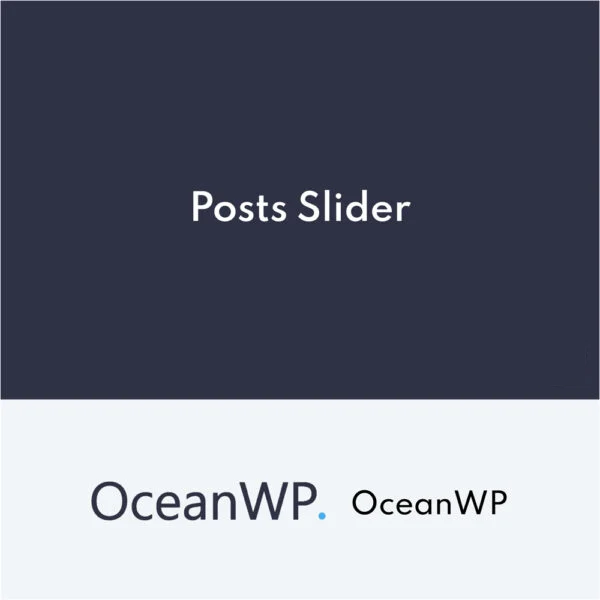 OceanWP Posts Slider